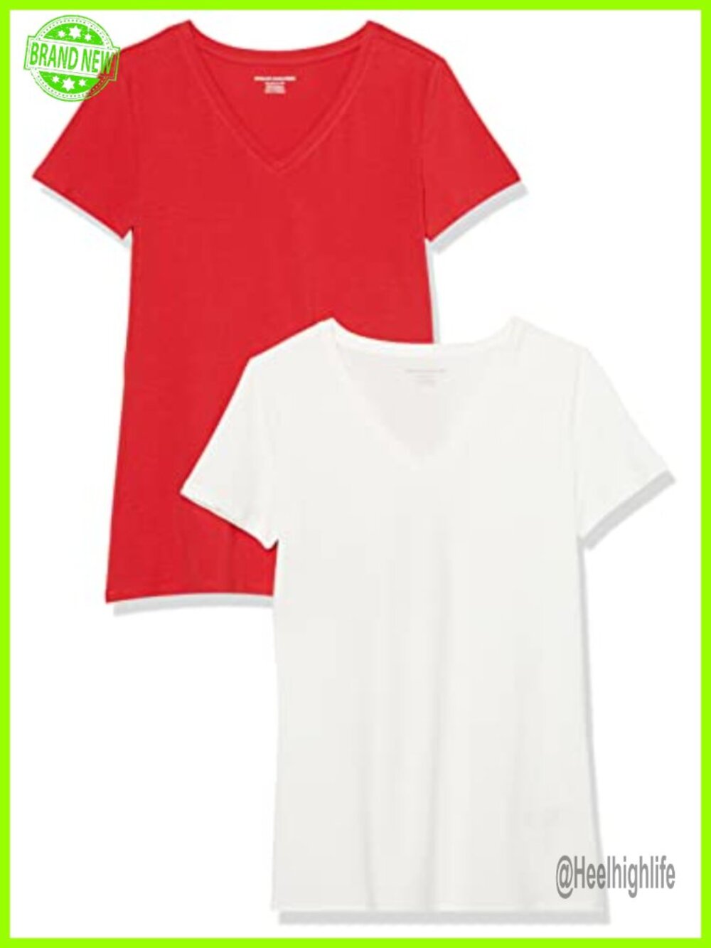 Women's Regular-Fit Short-Sleeve V-Neck Cotton Modal T-Shirt